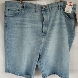 Wrangler Jean Shorts Size 46 Light Blue Big Man Relaxed Fit